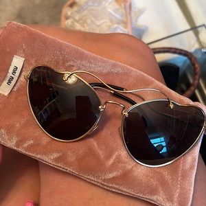 Miu Miu SMU 55R cats eye butterfly sunglasses, gently worn w/ original dust bag